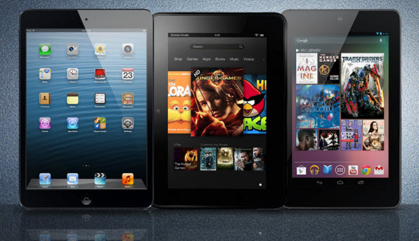 iPad-mini Kindle-Fire-HD Nexus-7